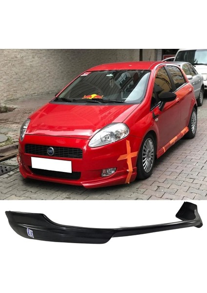 Fiat Punto Grande Rieger Ön Ek 2005 2006 2007 2008 2009 Mat Siyah Plastik Ön Karlık