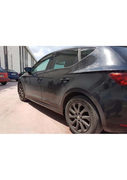Seat Leon Mk3 Sport Marşpiyel Seti Mat Siyah Plastik 2012 - 2016