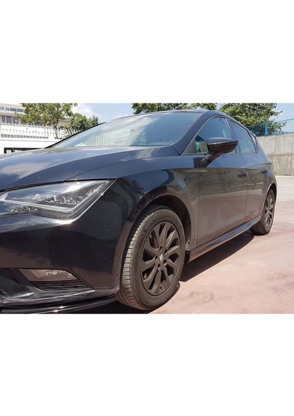 Seat Leon Mk3 Sport Marşpiyel Seti Mat Siyah Plastik 2012 - 2016