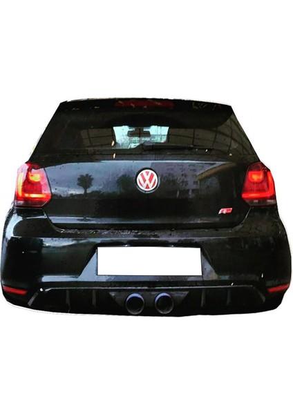 Volkswagen Polo Mk5 R400 Difüzör Parlak Siyah Difizör Plastik 2009 2010 2011 2012 2013 modelleri