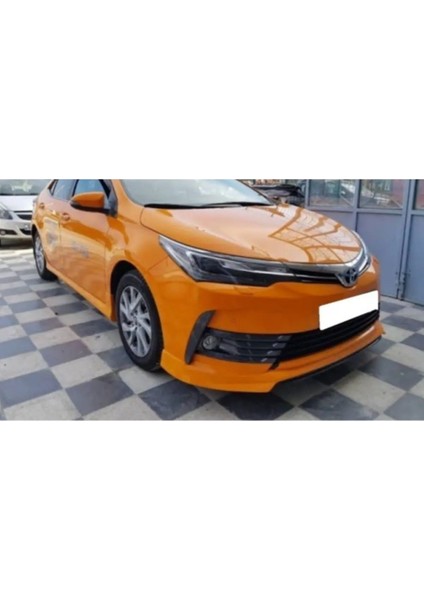 Toyota Corolla E170 Custom Ön Ek Karlık Mat Siyah Plastik 2013 2014 2015 2016 2017