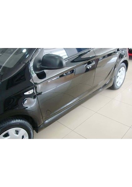 Hyundai I20 Twin Marşpiyel Seti Mat Siyah Plastik 2008 - 2014