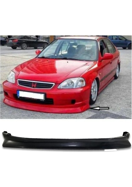Honda Civic Ies Cs Ön Ek Karlık Mat Siyah Plastik Makyajlı Kasa 1999 2000 2001