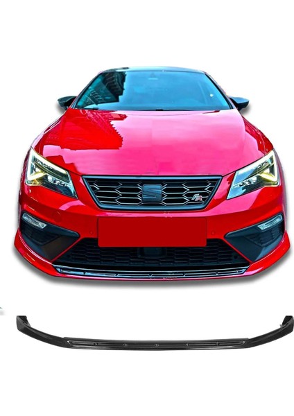 Seat Leon Mk3.5 Cupra Ön Ek Karlık Mat Siyah Plastik 2017 2018 2019 2020