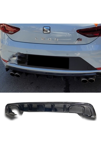 Seat Leon Mk3 Fr Çakarlı Difüzör Parlak Siyah Difizör Plastik 2012 2013 2014 2015 2016