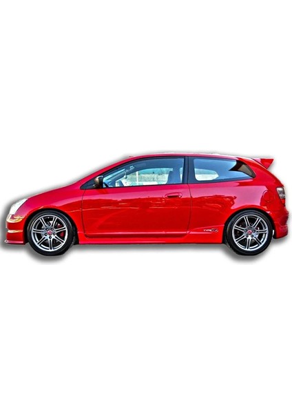 Honda Civic Sport Ep2 Ep3 Yan Marşpiyel Seti Plastik Mat Siyah Body Kit Karlık modelleri