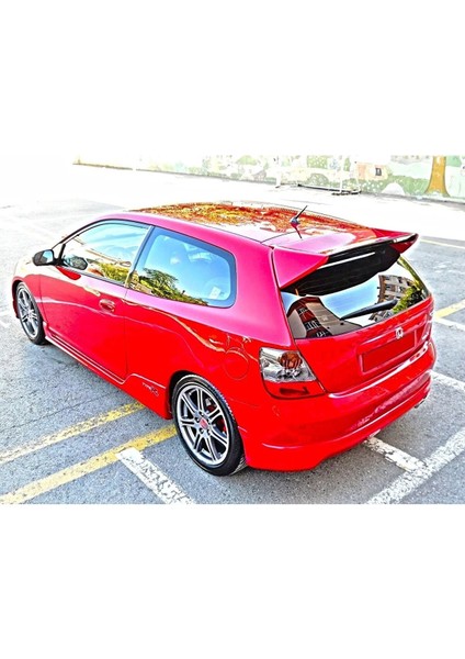 Honda Civic Sport Ep2 Ep3 Yan Marşpiyel Seti Plastik Mat Siyah Body Kit Karlık fırsatları