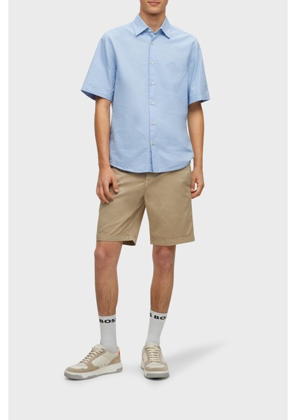 % 100 Pamuk Regular Fit Kısa Kollu Kent Yaka Gömlek Erkek Gömlek 50489351 460 modelleri