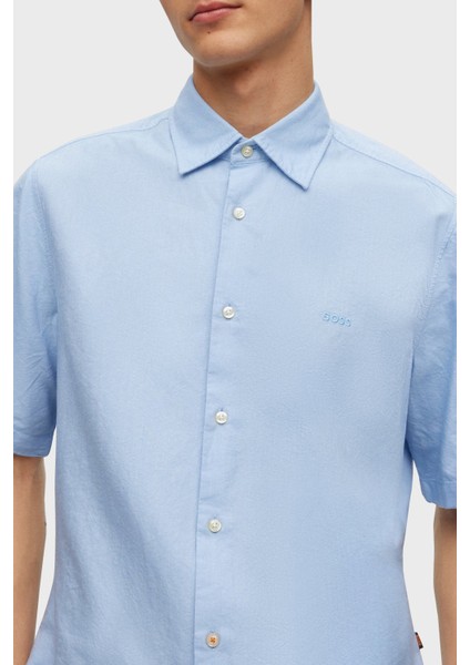 % 100 Pamuk Regular Fit Kısa Kollu Kent Yaka Gömlek Erkek Gömlek 50489351 460 fırsatları