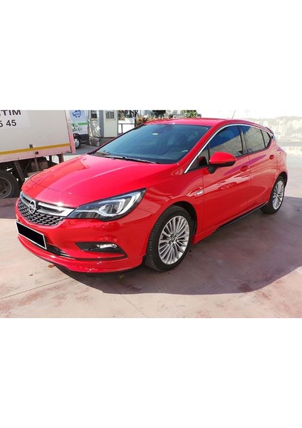 Opel Astra K Opc Yan Marşpiyel Seti Mat Siyah Plastik 2015 - 2021