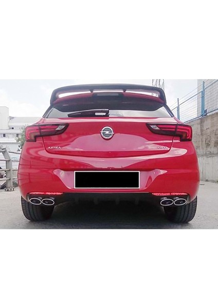 Opel Astra K Opc Difüzör Piona Black + Egzoz Ucu Kromlar 2015 - 2021