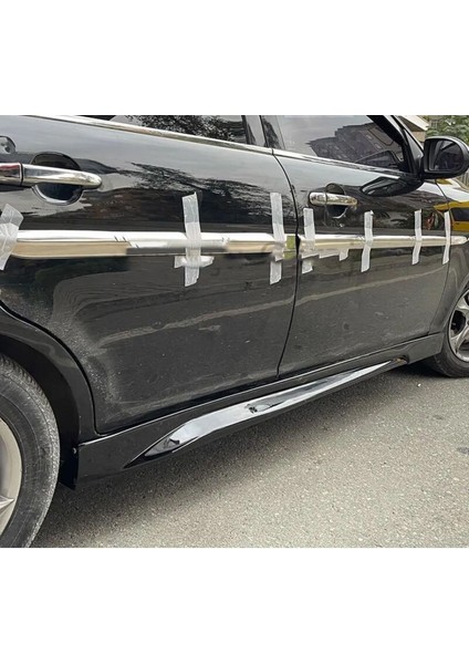 Kia Cerato Yan Marşpiyel Seti Plastik Mat Siyah Body Kit Karlık