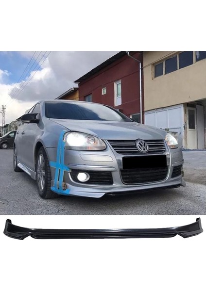 Volkswagen Jetta Mk5 Ön Ek 2005 2006 2007 2008 2009 2010 Mat Siyah Plastik Ön Karlık