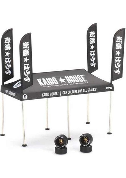 1:64 Diecast Kaido House Tent V1 Minyatür Mini Gt Model Araba Servis Çadırı Seti