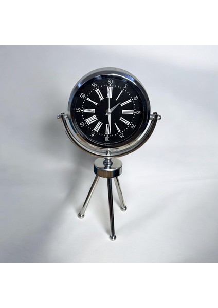 3 Ayaklı Tripod Masa Saati-Metal Dekoratif Saat fiyatları
