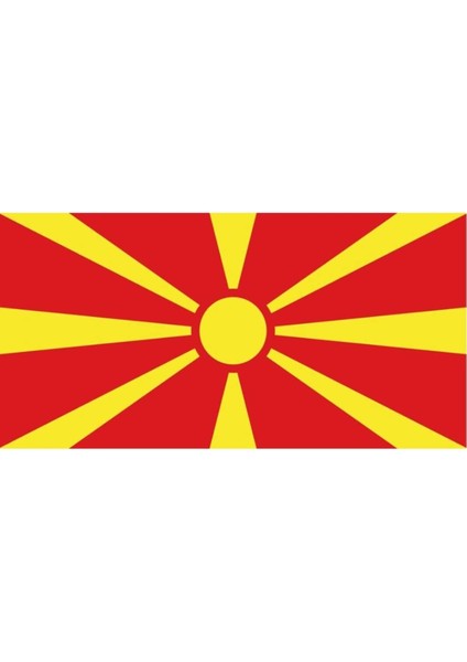 Kuzey Makedonya Gönder Bayrağı 70X105 Cm. modelleri