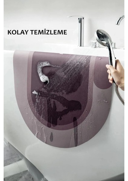40 x 60 cm Ultra Emici Sihirli Banyo Paspası, Hızlı Kuruyan, Kaymaz Tabanlı