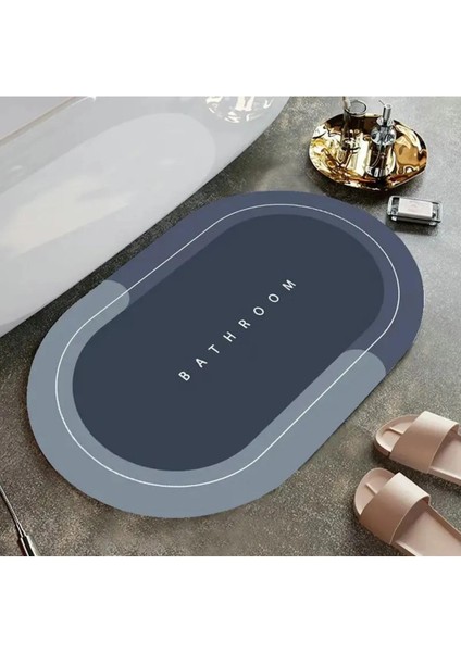 40 x 60 cm Ultra Emici Sihirli Banyo Paspası, Hızlı Kuruyan, Kaymaz Tabanlı