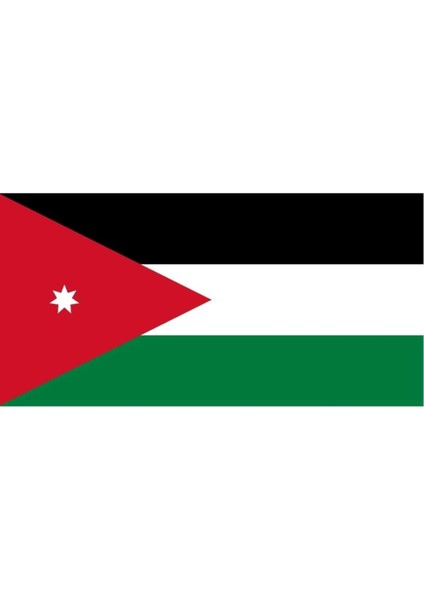 Ürdün Bayrağı 50X75 Cm.
