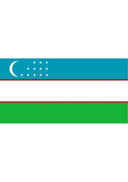 Özbekistan Bayrağı 30X45 Cm.
