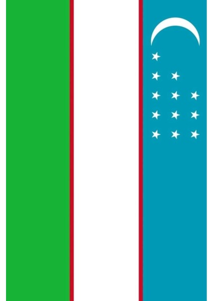 Özbekistan Bayrağı 30X45 Cm. fiyatları