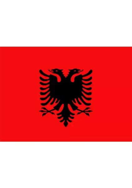 Arnavutluk Bayrağı (30X45 Cm)