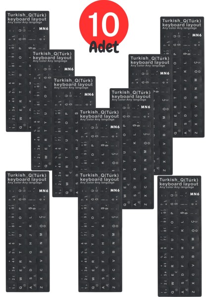 Türkçe Q Klavye Sticker/laptop Pc Uymlu Türkçe Q Sticker /türkçe Q Klavye Sticker