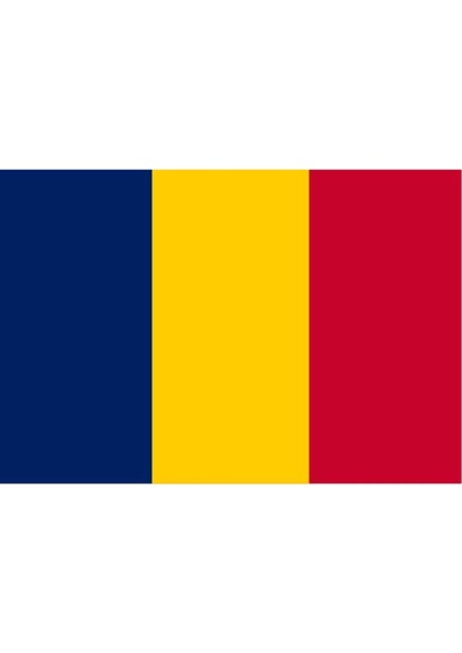 Çad Bayrağı 50X75 Cm.