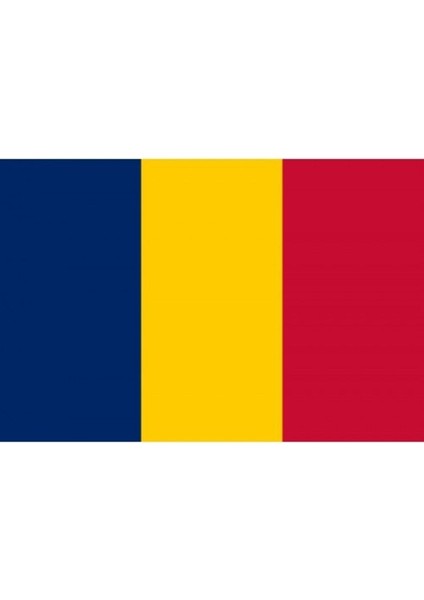 Çad Gönder Bayrağı 70X105 Cm.