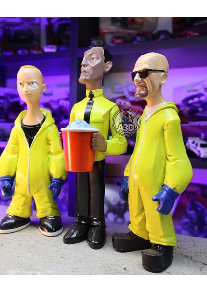 Breaking Bad Walter White,jesse Pinkman,gustavo Fring Hediyelik,koleksiyonluk
