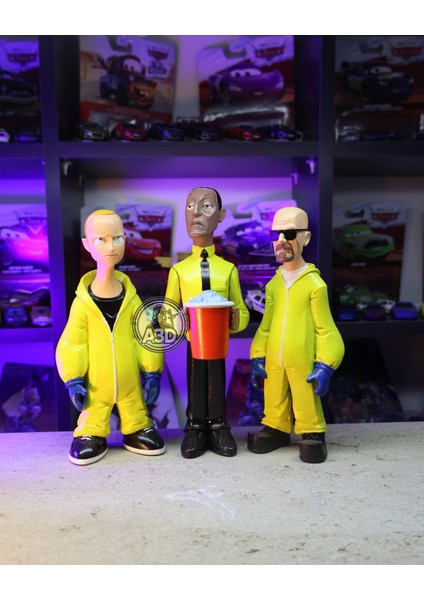 Breaking Bad Walter White,jesse Pinkman,gustavo Fring Hediyelik,koleksiyonluk modelleri