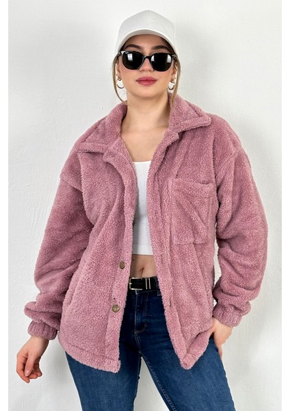 Hırka Bay/bayan Pamukluvwelsoft Peluş Düğmeli Çift Cepli Oversıze Ceket fiyatları