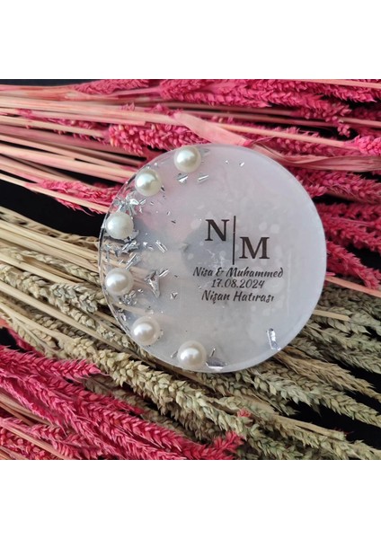 Davetiye Pleksi Anahtarlık Kartlı Davet Söz Nişan Düğün Doğum Hediyelik 10 Adet Isim Belirtiniz