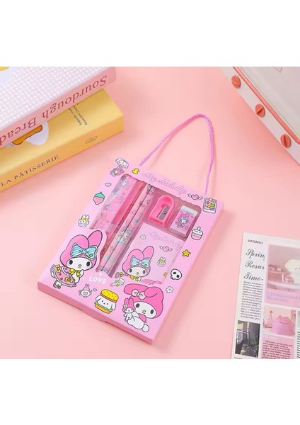 Kuromi Cinnamoroll My Melodi Melody Sanrio Kawaii Kırtasiye Seti Doğum Günü Özel Gün Karne Hediye