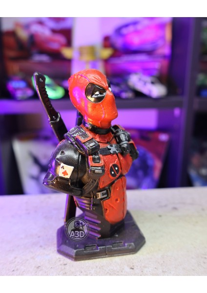 Deadpool Büst,hediyelik,koleksiyonluk