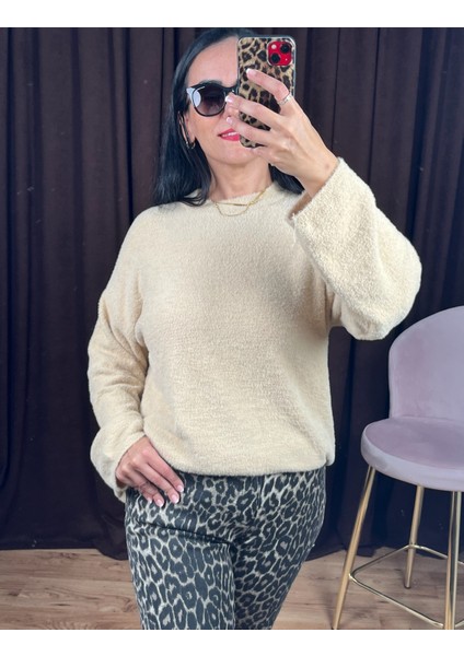 Leopar Desenli Boyfit Kesik Paça Zr Jean Pantolon indirimleri