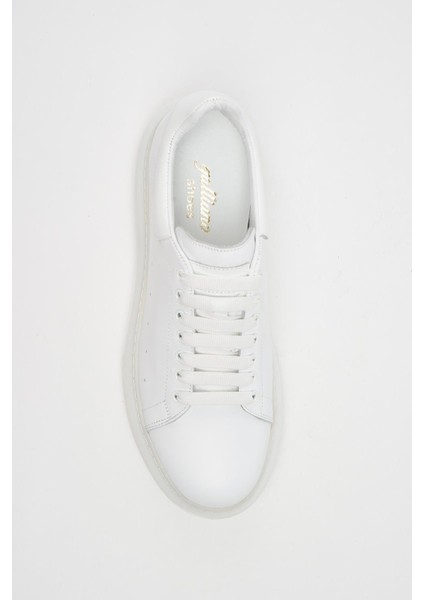 Rimini Hakiki Deri Beyaz Soft Termo Balon Taban Sneaker modelleri