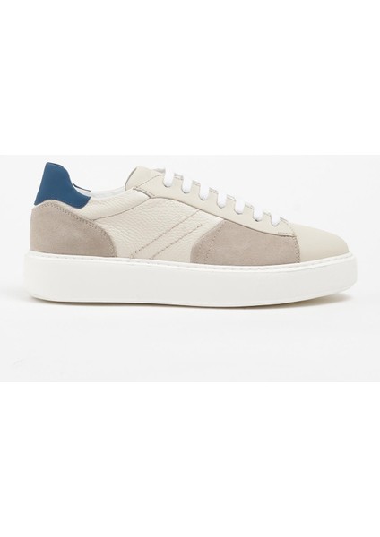 Granada Deri Bej Soft Süet Eva Hazır Taban Sneaker