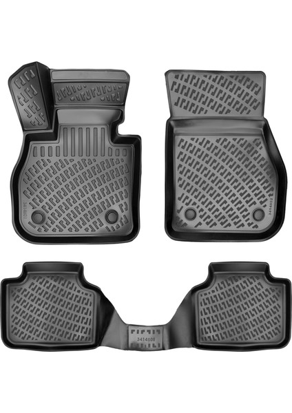 Bmw 2 Serisi U06 Active Tourer 2021 Sonrası Havuzlu Paspas | Siyah