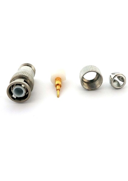 Vidalı Bnc Hıgh Qualıty Konnektör Coaxıal RG6/RG59 100 Lü Paket