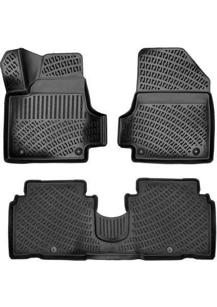 Hyundai Ioniq 5 Elektrikli 2021 Sonrası Havuzlu Paspas | Konsol Ön Tarafta