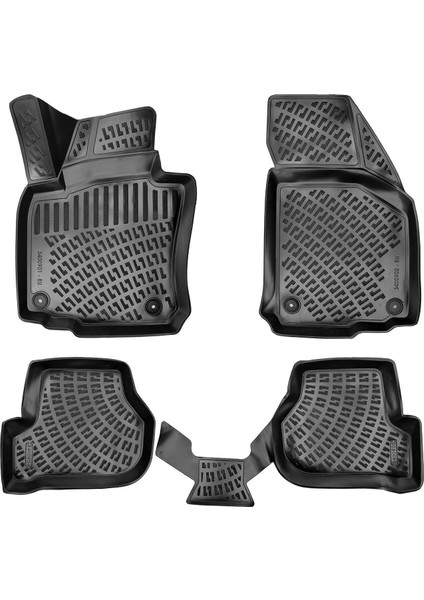 Skoda Octavia 2004-2013 Havuzlu Paspas