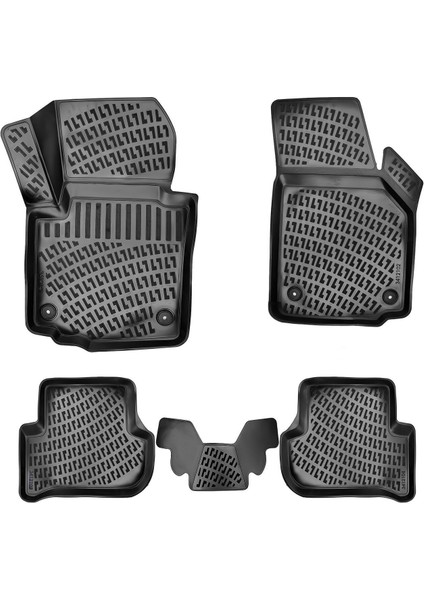 Skoda Yeti 2009-2018 Havuzlu Paspas