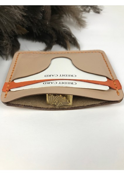 Kartlık Bej Turuncu Renk Deri Unisex