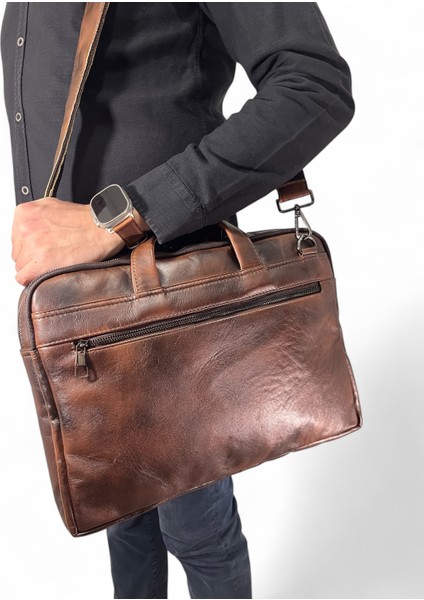 Huflex Hakiki Deri Taba Laptop & Evrak Portföy Çantası (38 * 26 Cm) fiyatları