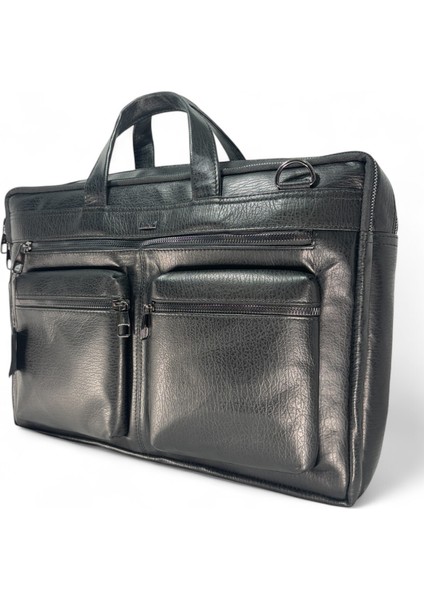 Huflex Hakiki Deri Siyah Laptop & Evrak Portföy Çantası(38 * 26 Cm) fırsatları