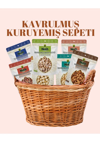 Kavrulmuş Kuruyemiş 7 Çeşit -980 Gram