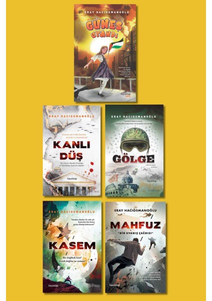 Güneş Uyandı - Mahfuz - Kasem - Kanlı Düş - Gölge 5 Kitap - Eray Hacıosmanoğlu