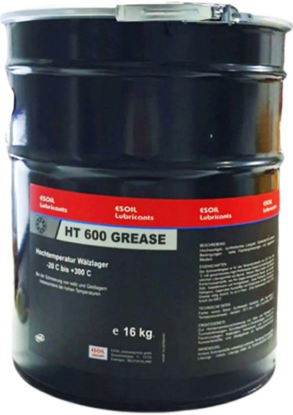 Ht 600 +300C Yüksek Isıya Dayanıklı Teflonlu Gres 16 kg