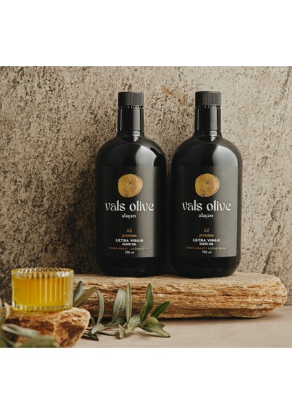 Vals Olive Premium Erken Hasat Soğuk Sıkım Naturel Sızma Katkısız Zeytinyağı (750 Ml) – Yeni Hasat 24/25 Çocuklu Ailelere
